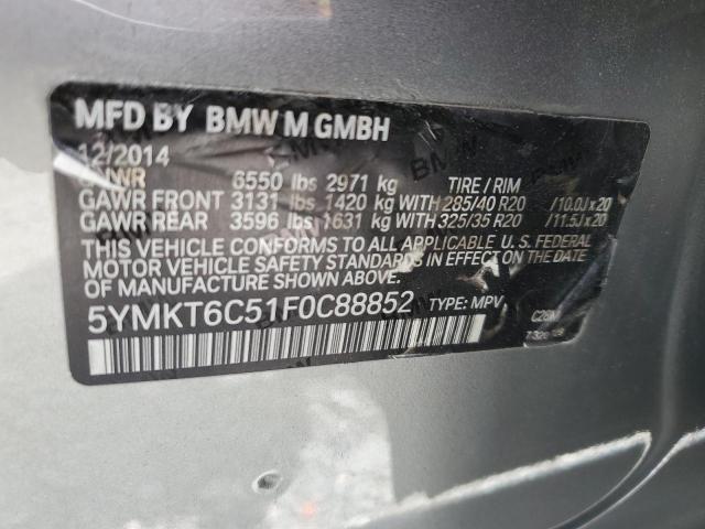 5YMKT6C51F0C88852 BMW X5 M