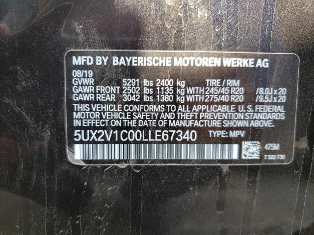 5UX2V1C00LLE67340 BMW X4 Xdrive30i