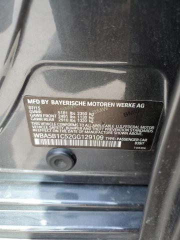 WBA5B1C52GG129109 BMW 535 I