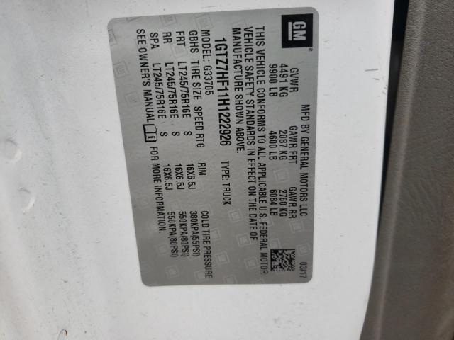 1GTZ7HF11H1222926 GMC Savana G3500