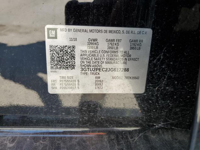 3GTU2PEC2JG617288 GMC Sierra K1500 Denali