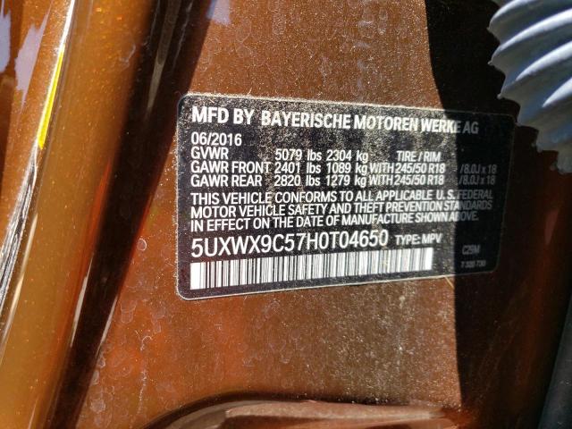 5UXWX9C57H0T04650 BMW X3 Xdrive28i