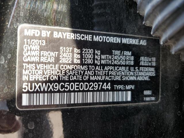 5UXWX9C50E0D29744 BMW X3 Xdrive28i