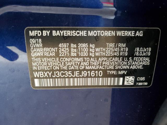 WBXYJ3C35JEJ91610 BMW X2 Sdrive28i