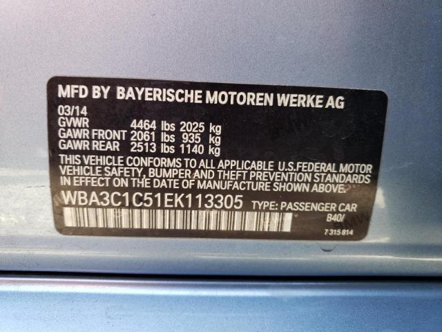 WBA3C1C51EK113305 BMW 328 I Sulev