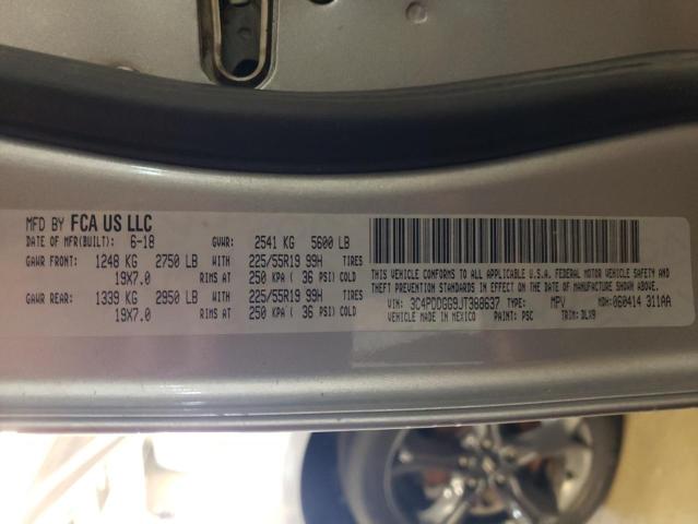 3C4PDDGG9JT388637 Dodge Journey Crossroad
