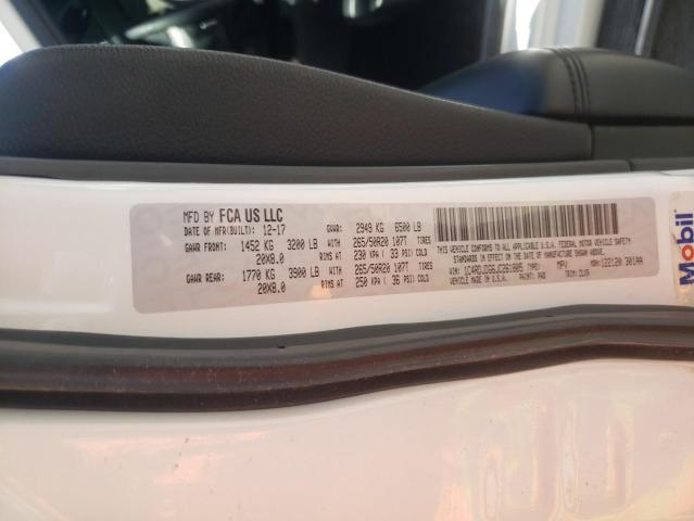 1C4RDJDG6JC261805 Dodge DURANGO GT