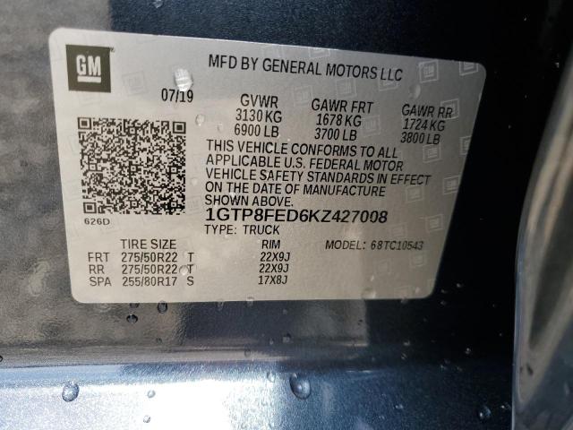 1GTP8FED6KZ427008 GMC Sierra C1500 Denali
