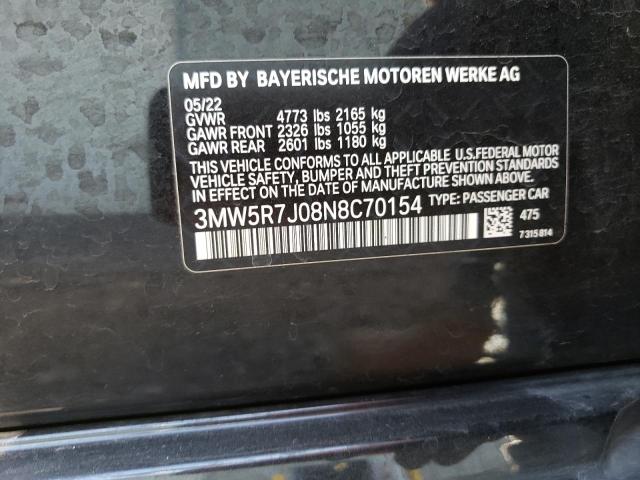 3MW5R7J08N8C70154 BMW 330XI