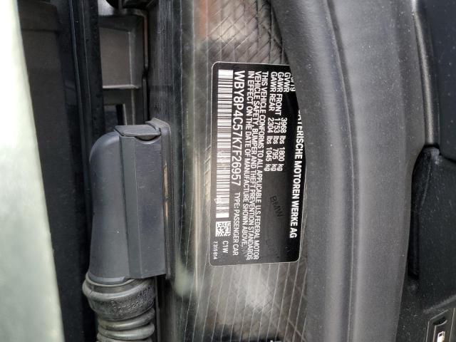WBY8P4C57K7F26957 BMW I3 REX