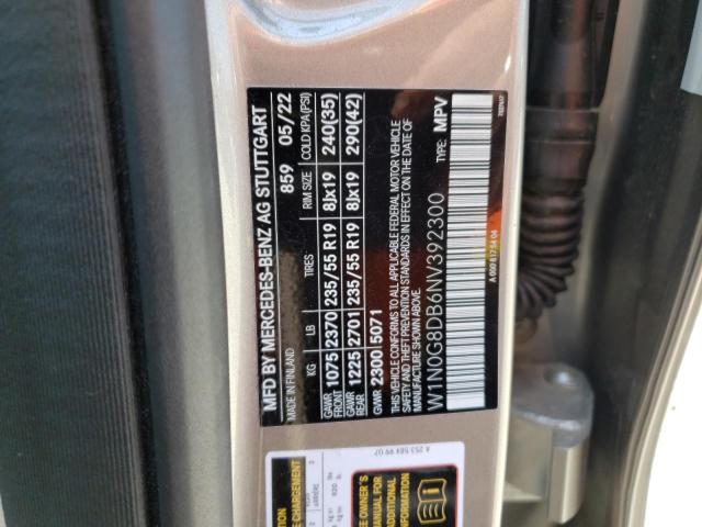 W1N0G8DB6NV392300 Mercedes-Benz GLC 300