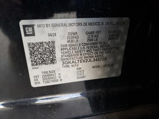 3GKALTEV2JL345718 GMC Terrain Sle