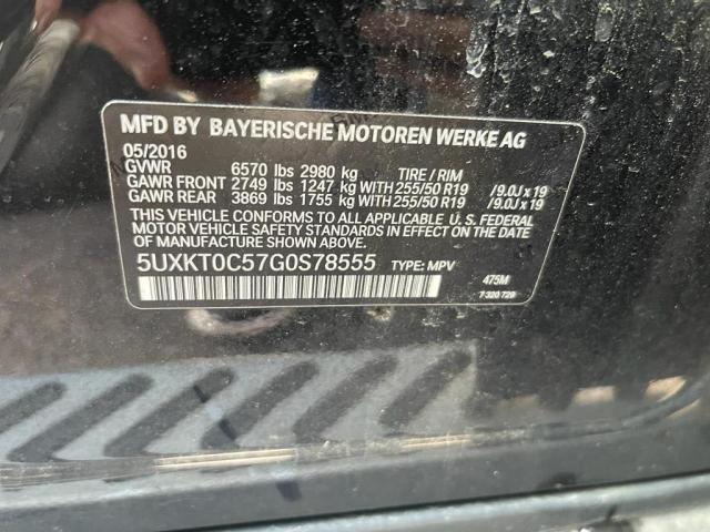 5UXKT0C57G0S78555 BMW X5 Xdr40e
