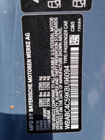 WBABC4C59KBU96094 BMW M850XI