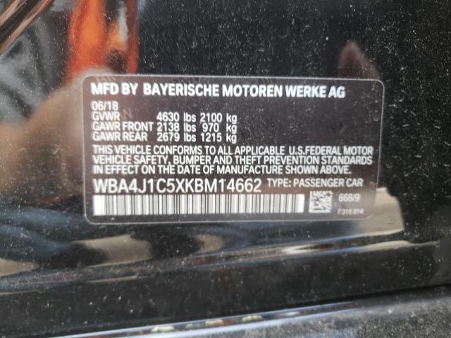 WBA4J1C5XKBM14662 BMW 430i Gran Coupe
