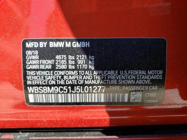 WBS8M9C51J5L01277 BMW M3