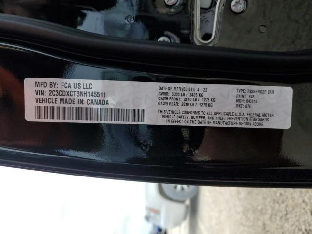 2C3CDXCT3NH145511 Dodge CHARGER R/T