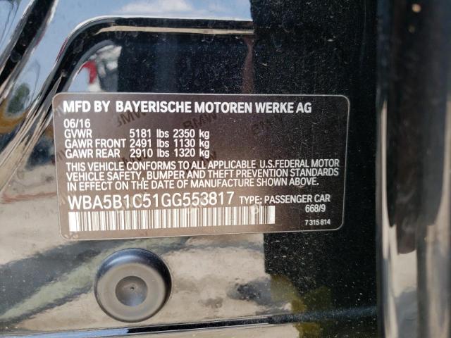 WBA5B1C51GG553817 BMW 535 I