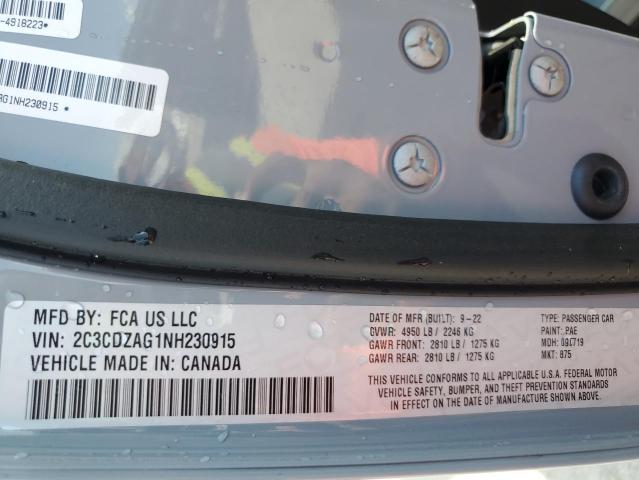 2C3CDZAG1NH230915 Dodge Challenger Sxt