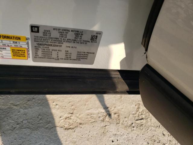 1GKKVPKD8EJ294191 GMC ACADIA SLE