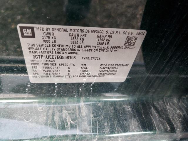 3GTP1UEC7EG558193 GMC Sierra C1500 Sle
