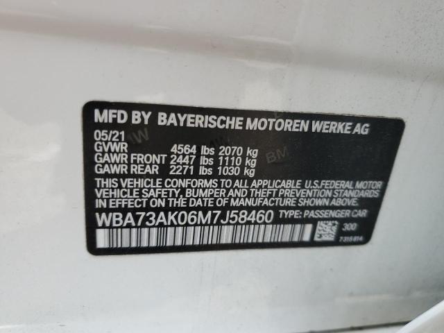 WBA73AK06M7J58460 BMW 228XI