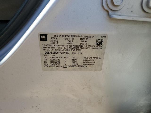 2GKALSEKXF6207355 GMC Terrain Slt