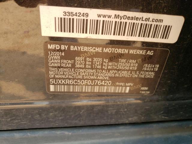 5UXKR6C50F0J76420 BMW X5 Xdrive50i
