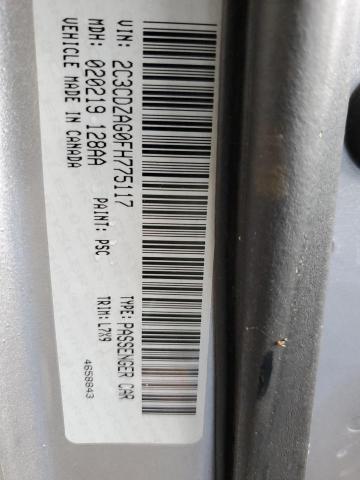 2C3CDZAG0FH775117 Dodge Challenger Sxt