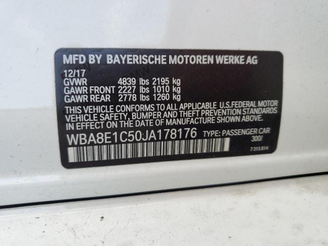 WBA8E1C50JA178176 BMW 330e