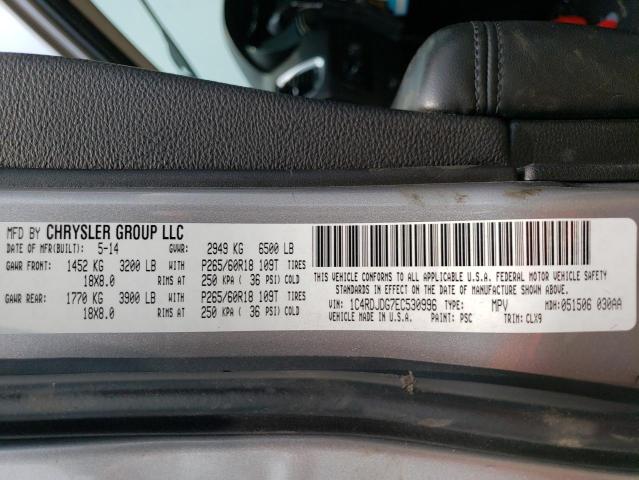 1C4RDJDG7EC530996 Dodge DURANGO LIMITED