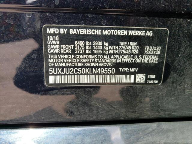 5UXJU2C50KLN49550 BMW X5 Xdrive50i