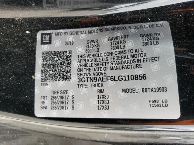 3GTN9AEF6LG110856 GMC Sierra K1500