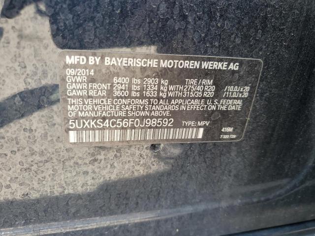 5UXKS4C56F0J98592 BMW X5 Xdrive35d