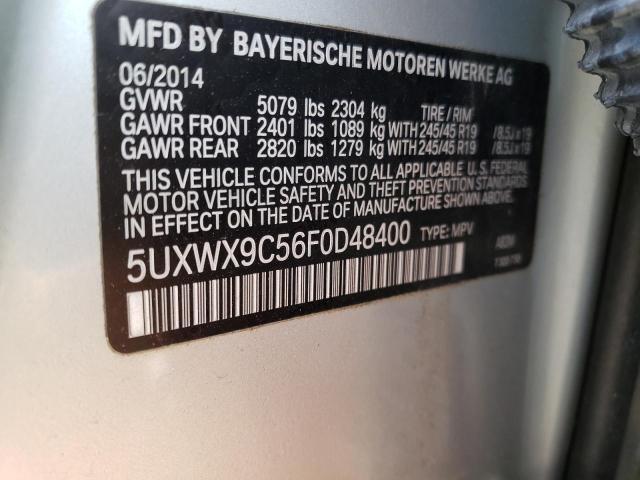 5UXWX9C56F0D48400 BMW X3 Xdrive28i