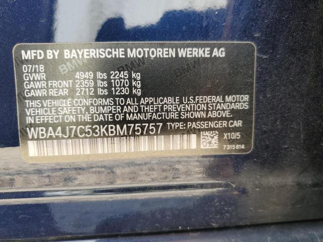 WBA4J7C53KBM75757 BMW 440xi Gran Coupe