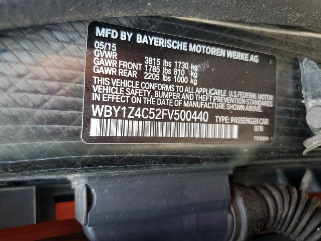 WBY1Z4C52FV500440 BMW I3 REX