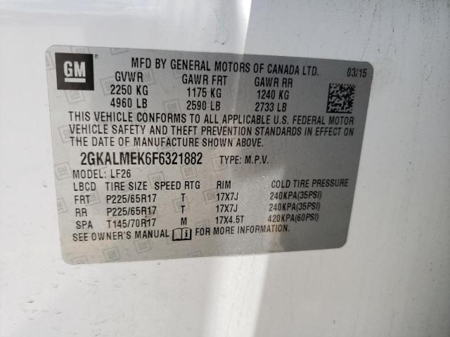 2GKALMEK6F6321882 GMC Terrain Sle