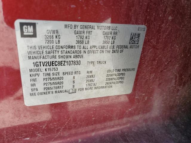 1GTV2UEC8EZ107830 GMC Sierra K1500 Sle