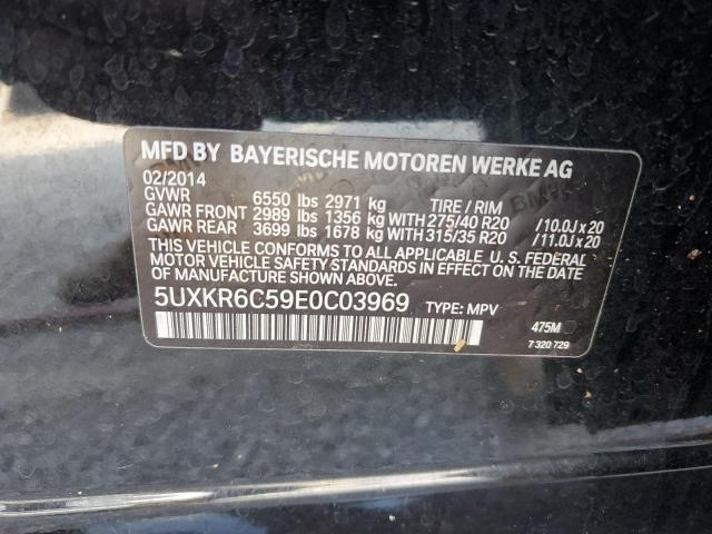 5UXKR6C59E0C03969 BMW X5 Xdrive50i