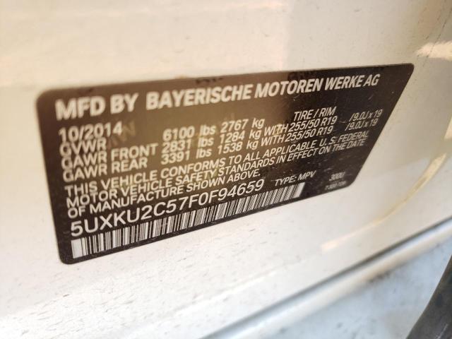 5UXKU2C57F0F94659 BMW X6 Xdrive35i