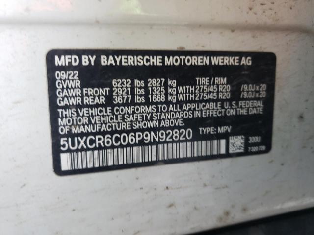 5UXCR6C06P9N92820 BMW X5 Xdrive40i