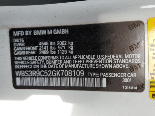 WBS3R9C52GK708109 BMW M4