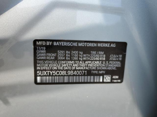 5UXTY5C08L9B40071 BMW X3 Xdrive30i