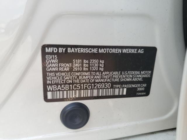 WBA5B1C51FG126930 BMW 535 I