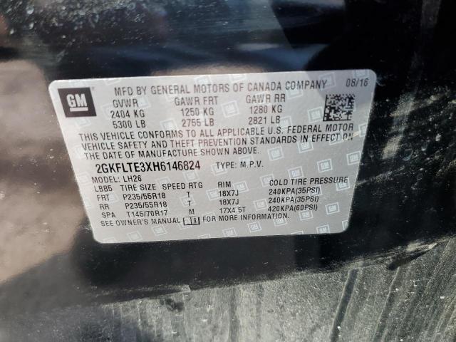 2GKFLTE3XH6146824 GMC Terrain Sle
