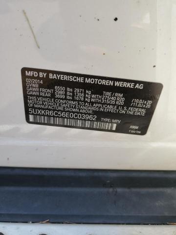 5UXKR6C56E0C03962 BMW X5 Xdrive50i