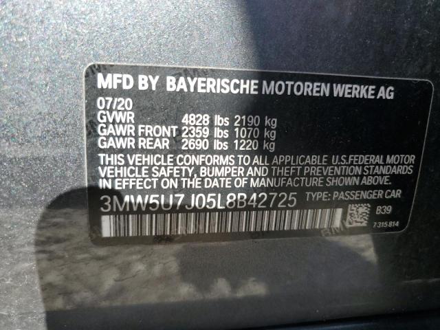 3MW5U7J05L8B42725 BMW M340I
