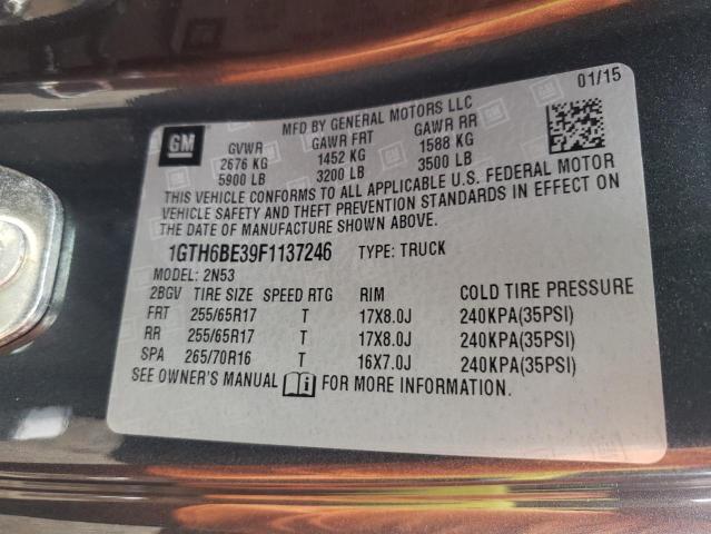 1GTH6BE39F1137246 GMC CANYON SLE