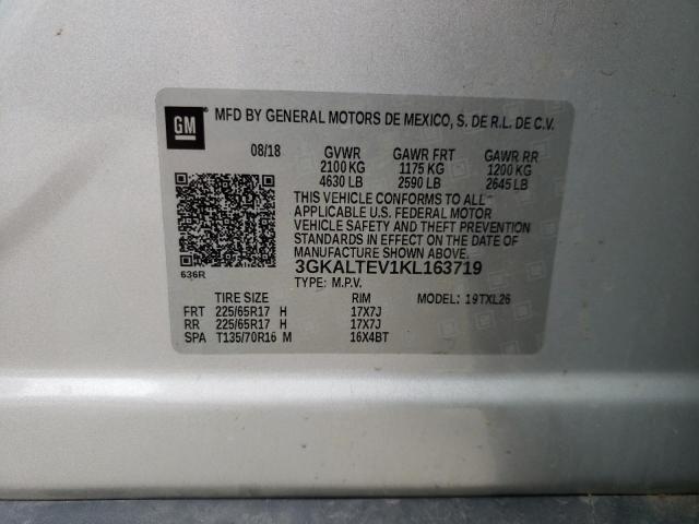 3GKALTEV1KL163719 GMC Terrain Sle